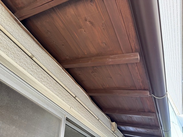 キシラデコール塗装軒天